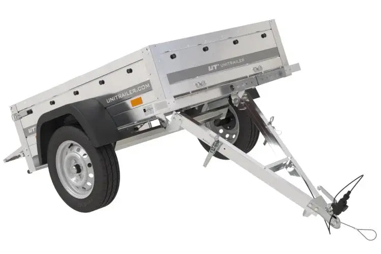 Vielseitiger Kippbarer Gartenanhänger: 750kg Lasten, 150x106cm Ladefläche, platzsparend