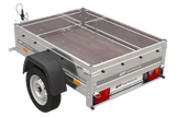 Vielseitiger Kippbarer Gartenanhänger: 750kg Lasten, 150x106cm Ladefläche, platzsparend