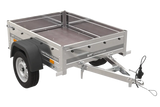 Vielseitiger Kippbarer Gartenanhänger: 750kg Lasten, 150x106cm Ladefläche, platzsparend