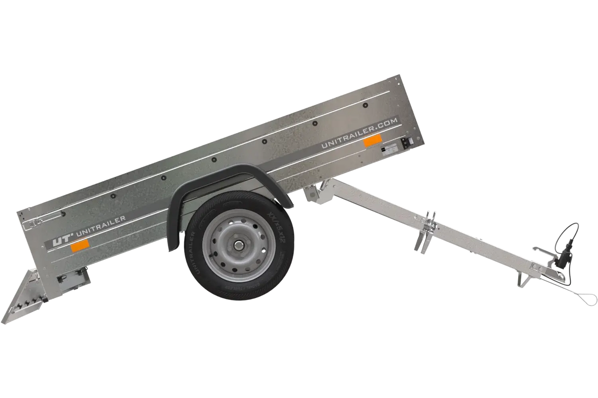 UNITRAILER Gartenanhänger 201 KIPP: Robuster, ungebremster Pkw-Anhänger mit Kippfunktion