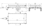 Robuster Kippbarer Gartenanhänger 230: Vielseitiger Transport für Haus, Garten & Bau