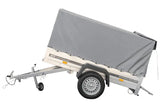 Vielseitiger kippbarer PKW-Anhänger Garden Trailer 200, 750 kg, mit Hochplane & Stützrad