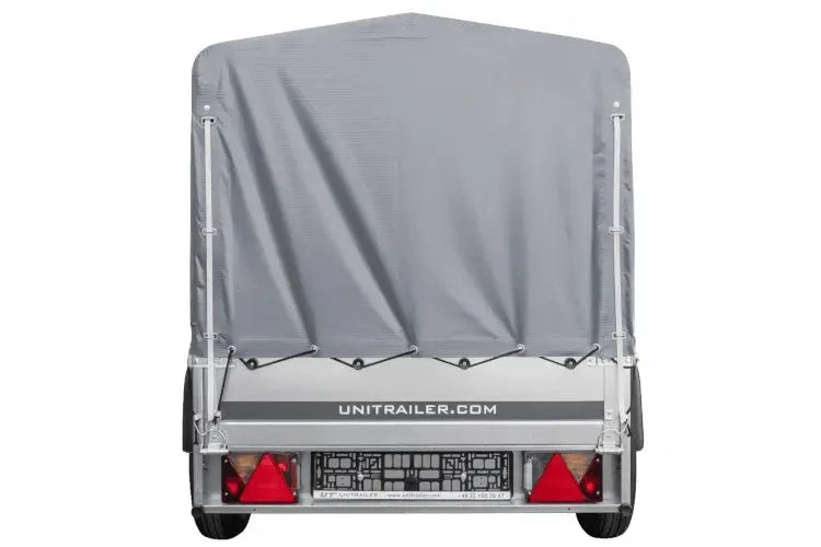 Vielseitiger kippbarer PKW-Anhänger Garden Trailer 200, 750 kg, mit Hochplane & Stützrad