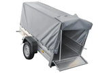 Vielseitiger kippbarer PKW-Anhänger Garden Trailer 200, 750 kg, mit Hochplane & Stützrad