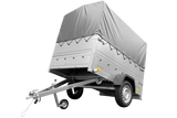Robuster UNITRAILER Kippanhänger 200 KIPP: Bordwände, Stützrad, Hochplane, Hochspriegel Inklusive