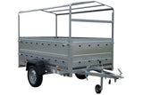 UNITRAILER Kippanhänger Garden Trailer 230: Robuster PKW-Anhänger mit Stützrad, Hochplane, hohen Bordwänden!