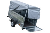 UNITRAILER Kippanhänger Garden Trailer 230: Robuster PKW-Anhänger mit Stützrad, Hochplane, hohen Bordwänden!