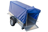 Premium Garden Trailer 200 KIPP Pkw-Anhänger: Robuste Hochplane, Stützrad, Kippfunktion, 750 kg