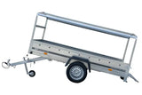 UNITRAILER GARDEN 264 KIPP PKW-Anhänger: Große Ladefläche, Hochplane, Spriegel, Stützrad