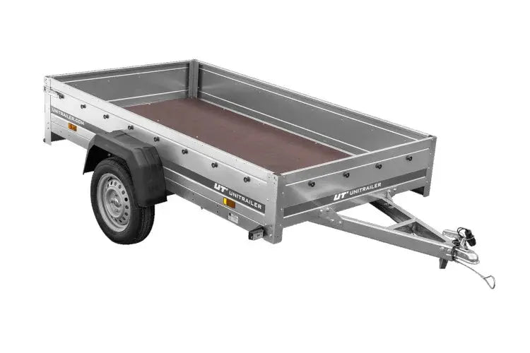 Vielseitiger Unitrailer Garden Trailer 230 FD: Robuster Einachs-Anhänger mit Starrdeichsel für 750 kg