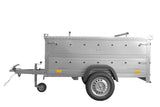 UNITRAILER Gartenanhänger 200 KIPP, 750 kg, mit Alu-Deckel, 200x106 cm