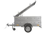 UNITRAILER Gartenanhänger 200 KIPP, 750 kg, mit Alu-Deckel, 200x106 cm