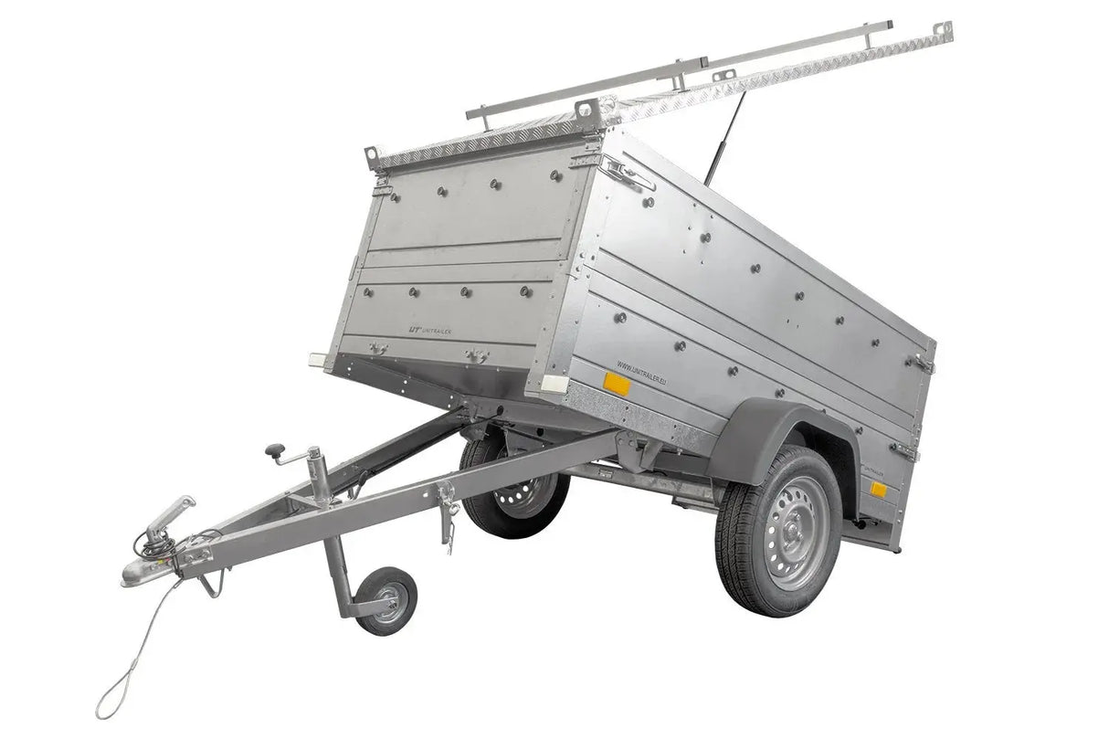 UNITRAILER Gartenanhänger 200 KIPP, 750 kg, mit Alu-Deckel, 200x106 cm