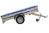 Kippbarer PKW-Anhänger Garden Trailer 230 KIPP mit Plane, Stützrad, Planenträger