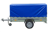 UNITRAILER GARDEN TRAILER 230 FD: Robuster PKW-Anhänger, Stützrad, 80 cm Hochplane