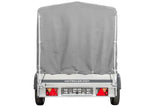 Vielseitiger UNITRAILER Garden Trailer 230 KIPP: Robuster PKW-Anhänger mit Hochplane