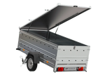 UNITRAILER GARDEN TRAILER 264 KIPP: PKW-Anhänger mit Bordwandaufsatz & Alu-Deckel