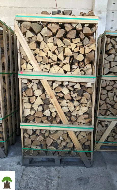 Eiche Brennholz kaminfertig auf 2-RM-Palette (kammergetrocknet) - 33 cm SOMAREH