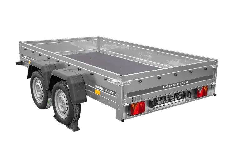 UNITRAILER GARDEN 265/2 KIPP Doppelachsanhänger: Robuster Kipp-Anhänger für PKW, 750kg ZGG