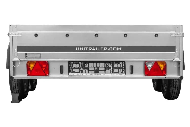 UNITRAILER GARDEN 265/2 KIPP Doppelachsanhänger: Robuster Kipp-Anhänger für PKW, 750kg ZGG