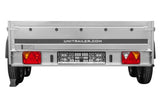 UNITRAILER GARDEN 265/2 KIPP Doppelachsanhänger: Robuster Kipp-Anhänger für PKW, 750kg ZGG