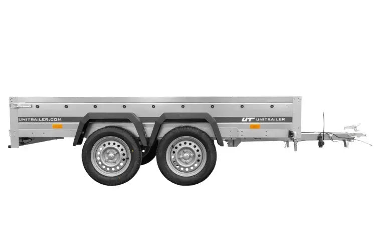 UNITRAILER GARDEN 265/2 KIPP Doppelachsanhänger: Robuster Kipp-Anhänger für PKW, 750kg ZGG