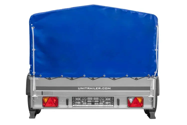 UNITRAILER GARDEN 265/2 KIPP Zweiachsanhänger 264x150 mit H-800 Rahmen & blauer Plane