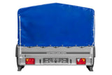 UNITRAILER GARDEN 265/2 KIPP Zweiachsanhänger 264x150 mit H-800 Rahmen & blauer Plane