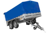 UNITRAILER GARDEN 265/2 KIPP Zweiachsanhänger 264x150 mit H-800 Rahmen & blauer Plane