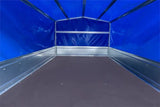 UNITRAILER GARDEN 265/2 KIPP Zweiachsanhänger 264x150 mit H-800 Rahmen & blauer Plane