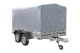 Robuster UNITRAILER GARDEN 265/2 Kipp-Zweiachsanhänger mit Hochplane und Rahmen