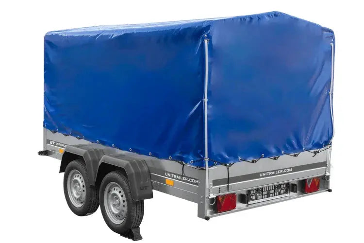 UNITRAILER GARDEN 265/2 Kipp Zweiachs-PKW-Anhänger mit Hochplane und robustem Rahmen