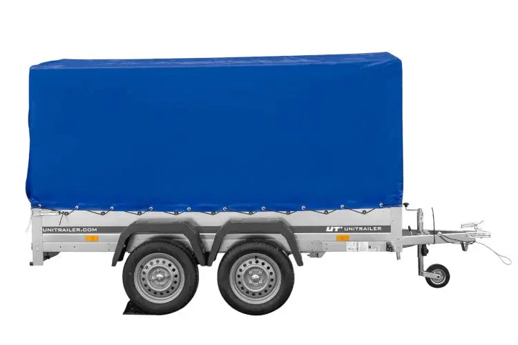 UNITRAILER GARDEN 265/2 Kipp Zweiachs-PKW-Anhänger mit Hochplane und robustem Rahmen