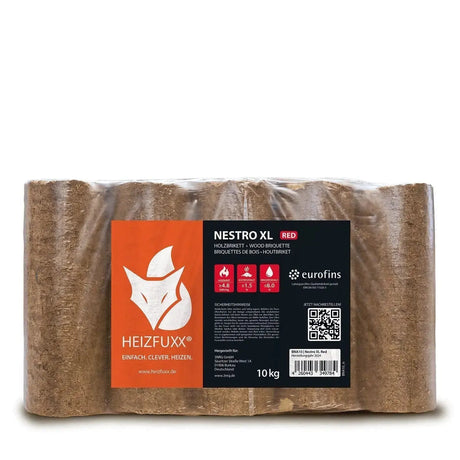 Heizfuxx Nestro XL Rot 10kg x 96 Gebinde 960kg Palette SOMAREH