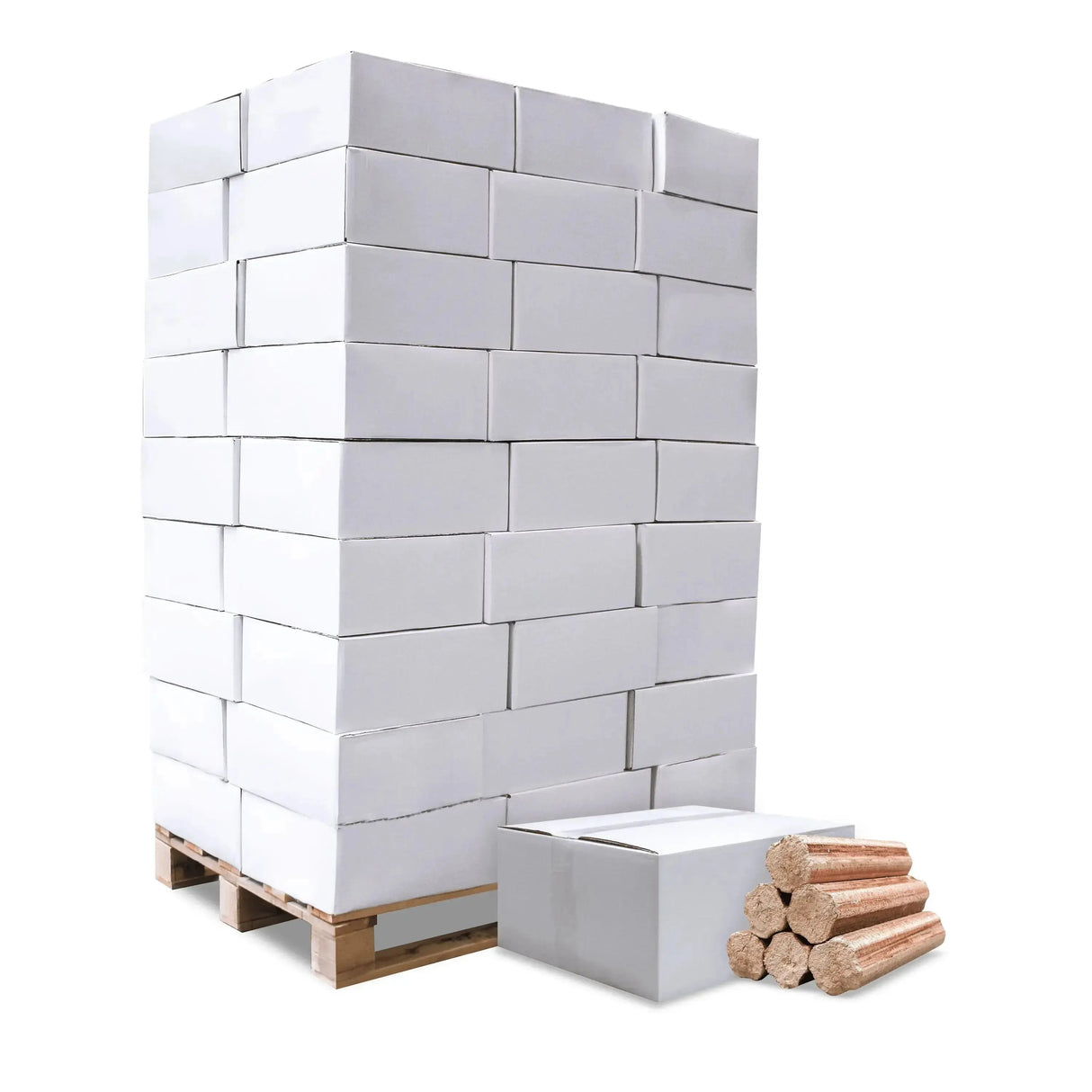 Heizfuxx BBQ-Buchenholzbriketts 18kg x 54 Gebinde 972kg Palette SOMAREH