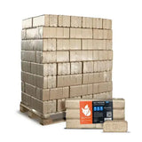 Heizfuxx Weichholzbriketts 960 kg – RUF-Form, 96 x 10 kg, DIN-zertifiziert, Palette SOMAREH