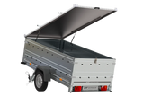 UNITRAILER GARDEN TRAILER 264 KIPP: PKW-Anhänger mit Bordwandaufsatz & Alu-Deckel