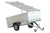 UNITRAILER GARDEN TRAILER 264 KIPP: PKW-Anhänger mit Bordwandaufsatz & Alu-Deckel