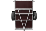 UNITRAILER Garden Trailer 201 KIPP PKW-Anhänger – 200x125 cm, 750 kg, Flachplane, Stützrad