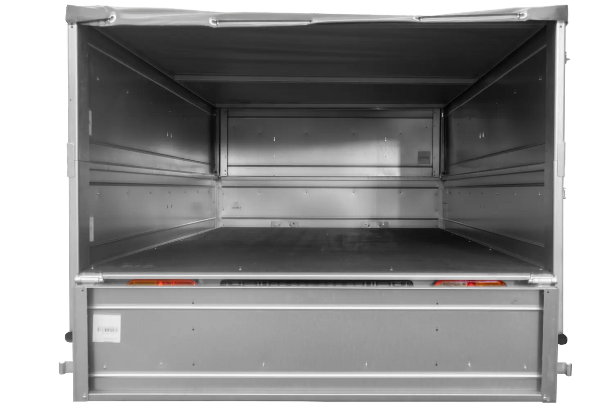 UNITRAILER GARDEN TRAILER 201 KIPP: Kippbarer PKW-Anhänger mit hohen Bordwänden