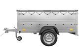 UNITRAILER GARDEN TRAILER 201 KIPP: Kippbarer PKW-Anhänger mit hohen Bordwänden