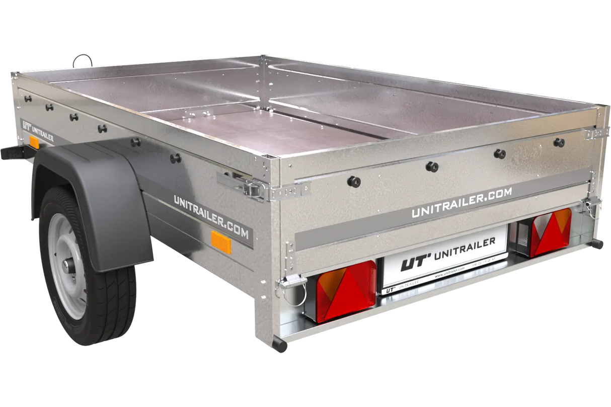 UNITRAILER Gartenanhänger 201 KIPP: Robuster, ungebremster Pkw-Anhänger mit Kippfunktion