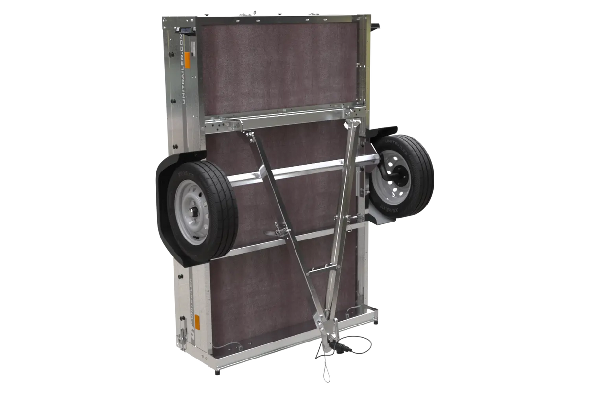 UNITRAILER Gartenanhänger 201 KIPP: Robuster, ungebremster Pkw-Anhänger mit Kippfunktion