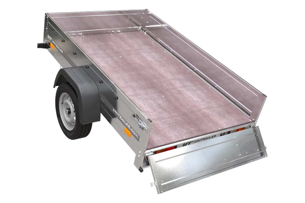 UNITRAILER Gartenanhänger 201 KIPP: Robuster, ungebremster Pkw-Anhänger mit Kippfunktion