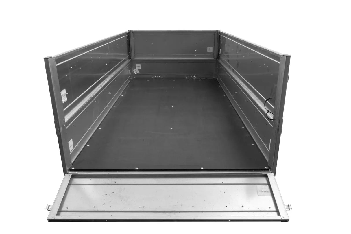 UNITRAILER Gartenanhänger 264 KIPP: Bordwandaufsatz, Stützrad, B-Führerschein-tauglich, vielseitig, robust