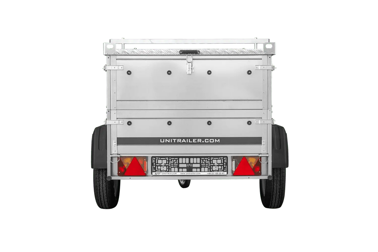UNITRAILER GARDEN 150 KIPP Einachsanhänger mit BIS-Seitenwänden und Alu-Abdeckung