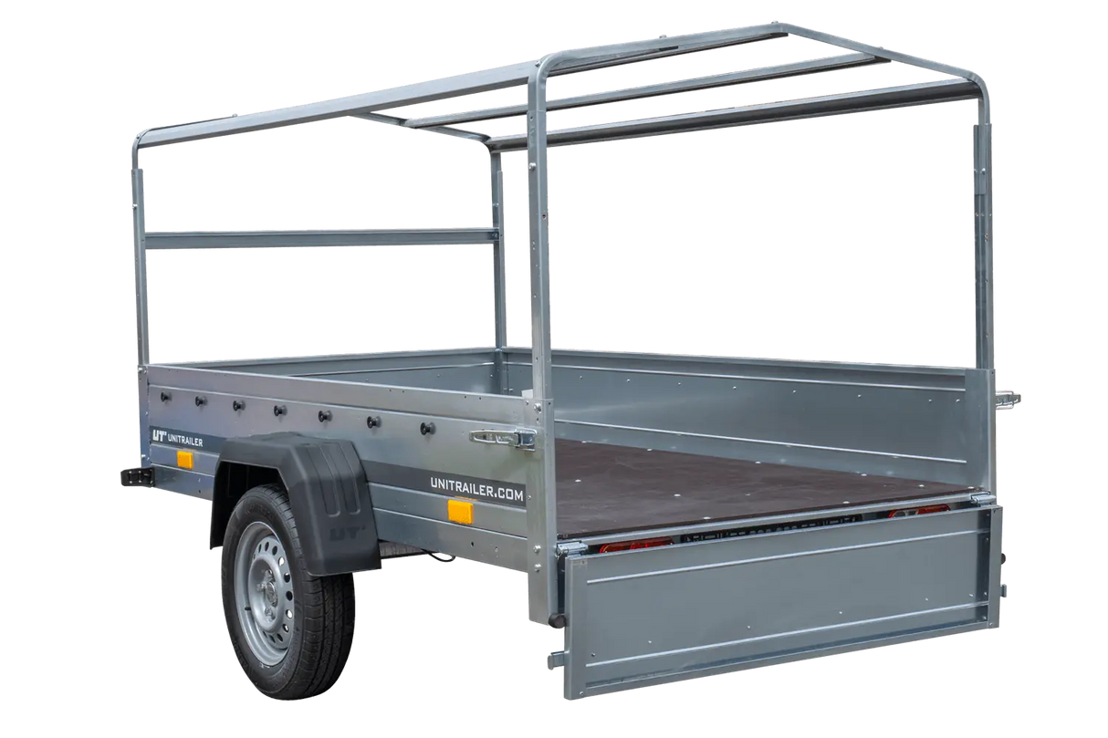 UNITRAILER GARDEN 230 FD Einachsanhänger: Robuster Pkw-Anhänger mit H-800 Plane