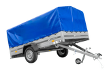 UNITRAILER GARDEN 265 KIPP Einachsanhänger: Robuster 264x150 cm Planenanhänger mit 800mm Hochspriegel