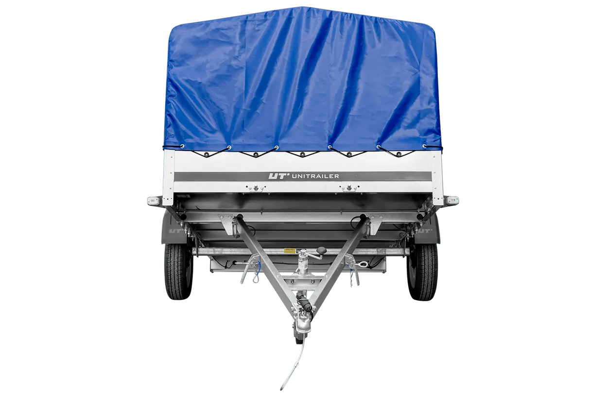 UNITRAILER GARDEN 265 KIPP Einachsanhänger: Robuster 264x150 cm Planenanhänger mit 800mm Hochspriegel