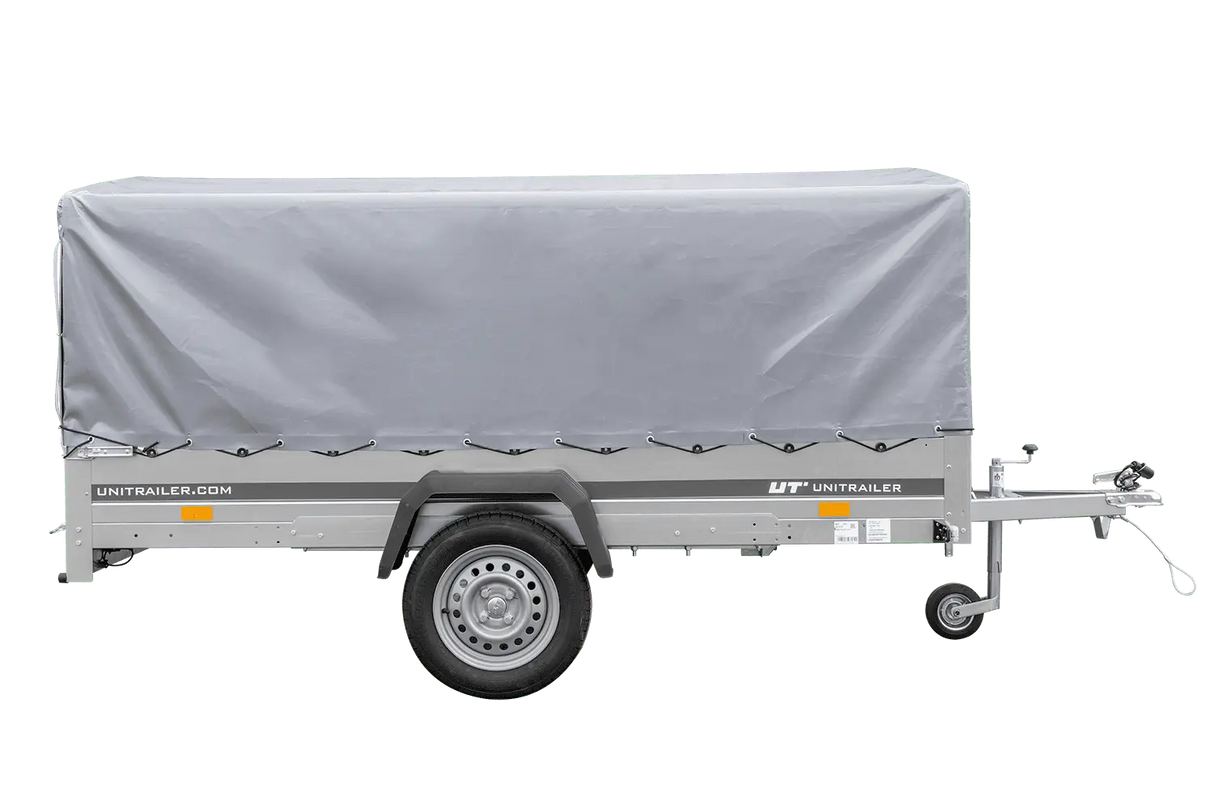 UNITRAILER GARDEN 265 KIPP Einachsanhänger: Geräumiger PKW-Anhänger mit Hochspriegel & Plane